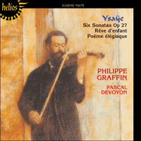 CDH55226 - Ysaÿe: Sonatas for solo violin & other works