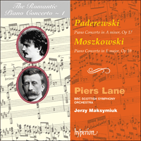 Cover of CDA66452 - Moszkowski & Paderewski: Piano Concertos