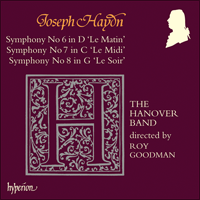 CDA66523 - Haydn: Symphonies Nos 6-8