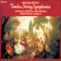 CDA66561/3 - Mendelssohn: Twelve String Symphonies