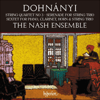 CDA68215 - Dohnányi: String Quartet, Serenade & Sextet