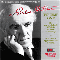 APR5546 - Medtner: The complete solo piano recordings, Vol. 1