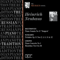 APR5660 - Heinrich Neuhaus - Beethoven, Scriabin & Chopin