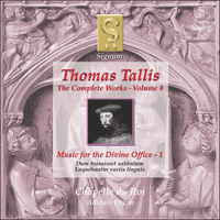 SIGCD010 - Tallis: The Complete Works, Vol. 4