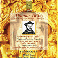 SIGCD016 - Tallis: The Complete Works, Vol. 5