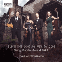 SIGCD418 - Shostakovich: String Quartets Nos 4, 8 & 11