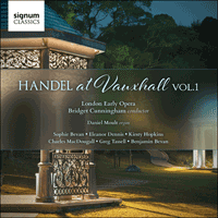 SIGCD428 - Handel: Handel at Vauxhall, Vol. 1