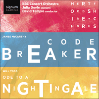 SIGCD495 - McCarthy: Codebreaker; Todd: Ode to a Nightingale