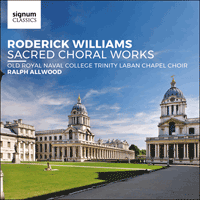 SIGCD517 - Williams (R): Sacred choral works
