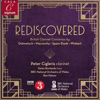 SIGCD656 - Rediscovered - British Clarinet Concertos