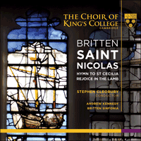 KGS0003 - Britten: Saint Nicolas & other choral works
