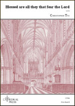 Blessed are all they that fear the Lord