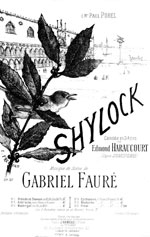 Shylock, Op 57
