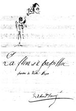 Le papillon et la fleur, Op 1 No 1