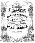 Spanische Liebeslieder, Op 138