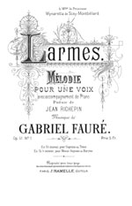 Larmes, Op 51 No 1