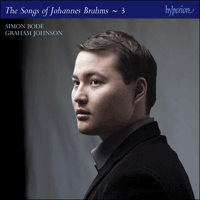 CDJ33123 - Brahms: The Complete Songs, Vol. 3 - Simon Bode