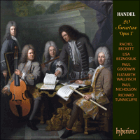CDS44411/3 - Handel: 20 Sonatas Op 1