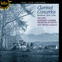 CDH55069 - Cooke, Jacob & Rawsthorne: Clarinet Concertos
