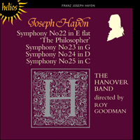 CDH55116 - Haydn: Symphonies Nos 22-25