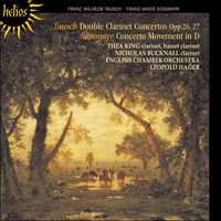 CDH55188 - Tausch: Double Clarinet Concertos; Süssmayr: Concerto movement