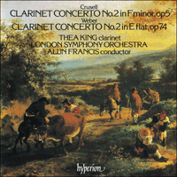 CDA66088 - Crusell & Weber: Clarinet Concertos