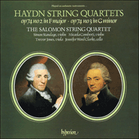 CDA66124 - Haydn: String Quartets Opp 74/2 & 74/3