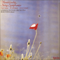 CDA66196 - Mendelssohn: String Symphonies Nos 9, 10 & 12