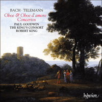 CDA66267 - Bach & Telemann: Oboe & Oboe d'amore Concertos