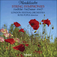 CDA66318 - Mendelssohn: String Symphonies Nos 5, 7 & 8