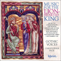 CDA66336 - Music for the Lion-Hearted King
