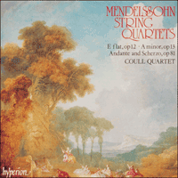 CDA66397 - Mendelssohn: String Quartets, Vol. 1