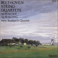 CDA66401 - Beethoven: String Quartets Op 18 Nos 1 & 2