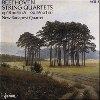 CDA66403 - Beethoven: String Quartets, Op. 18 No 5 & Op. 59 No 1