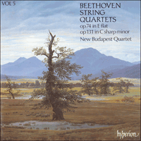 CDA66405 - Beethoven: String Quartets Opp 74 & 131
