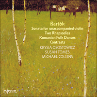 CDA66415 - Bartók: Sonata, Contrasts & Rhapsodies