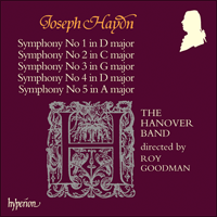 CDA66524 - Haydn: Symphonies Nos 1-5