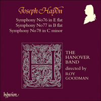 CDA66525 - Haydn: Symphonies Nos 76-78