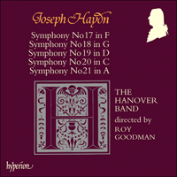 CDA66533 - Haydn: Symphonies Nos 17-21