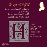 CDA66535 - Haydn: Symphonies Nos 85-87
