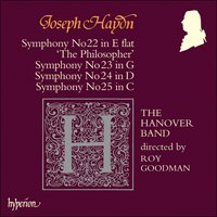 CDA66536 - Haydn: Symphonies Nos 22-25