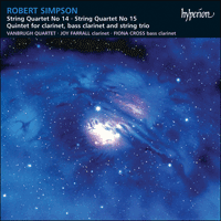 CDA66626 - Simpson: String Quartets Nos 14 & 15