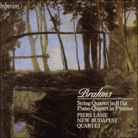 CDA66652 - Brahms: String Quartet & Piano Quintet
