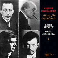 CDA66654 - Medtner & Rachmaninov: Music for two pianos