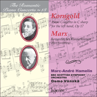 CDA66990 - Korngold & Marx: Piano Concertos