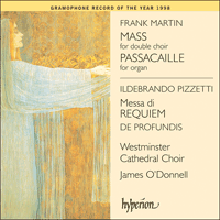 CDA67017 - Martin: Mass; Pizzetti: Messa di Requiem