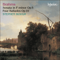 Brahms: Piano Sonata No 3 & Four Ballades - CDA67237 - Johannes 