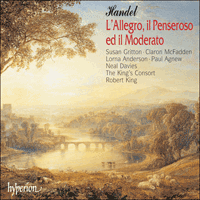 CDA67283/4 - Handel: L'Allegro, il Penseroso ed il Moderato