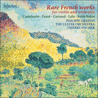 CDA67294 - Rare French works for violin and orchestra