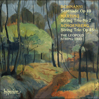 CDA67429 - Dohnányi, Schoenberg & Martinů: String Trios